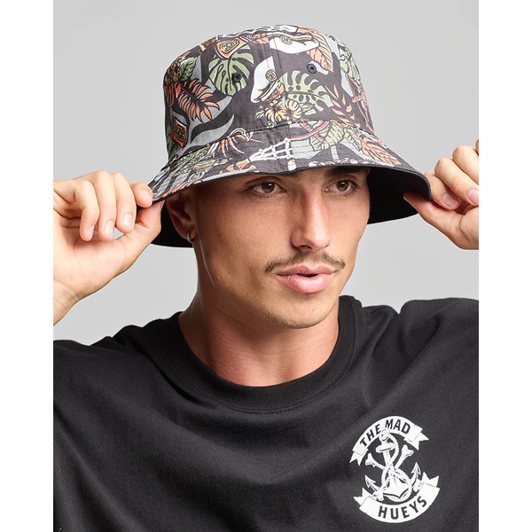 The Island Captain Reversible Bucket Hat - Black