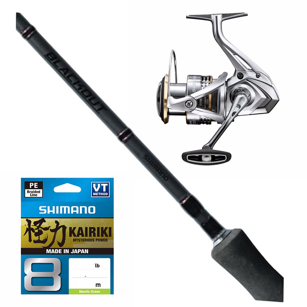 23 Sedona 4000Xg Fj / Blackout 7'0 5-10Kg 2Pc Softbait Combo W/Braid