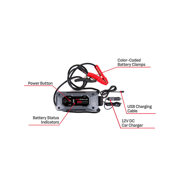 Sl1596 Lithium Jump Starter / Usb Power Pack / Light 2500 Amp 