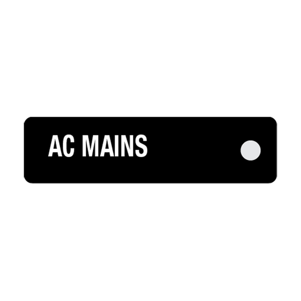 Circuit Breaker Switch Panel Rectangle Label Set