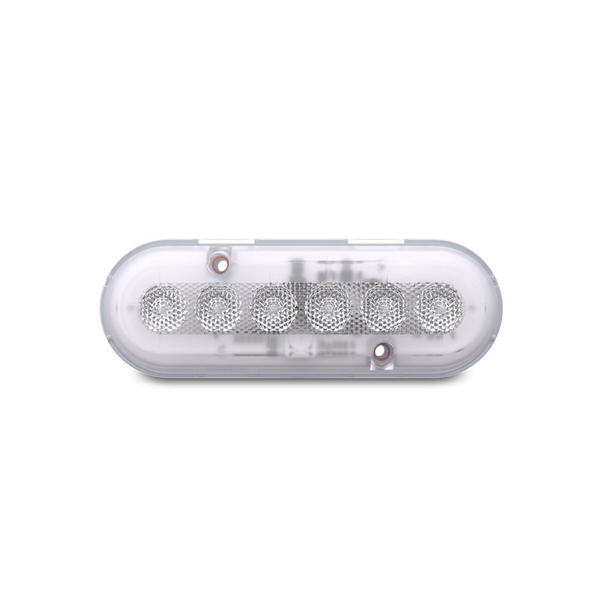 M6 9-32V Led Masthead Nav Light - White Bezel / Warm White Leds