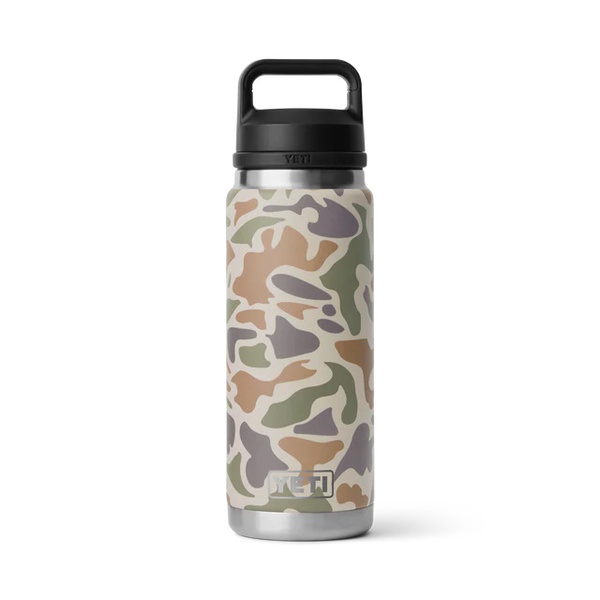 Rambler Bottle 26oz Tan Camo W/Chug Cap