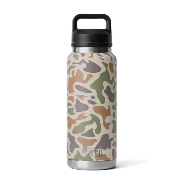 Rambler 36Oz (1065Ml) Bottle Tan Camo W/Chug Cap