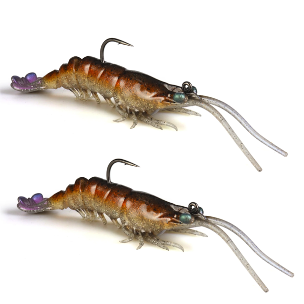 Prawnz Elite - Brown Prawn Softbait 3.5" 2Pk