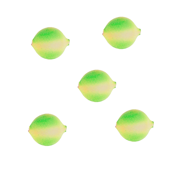 Corkeys Floating Beads 5Pk - Lumo Green