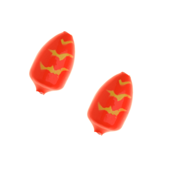 Wordens Bullet Float 2Pk - Red Tiger