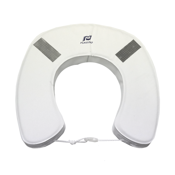 Horseshoe Lifebuoy With Reflectors - White 