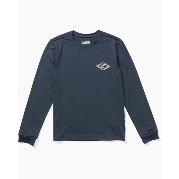 Diamond Marlin Long Sleeve Sun Shirt / Fishing Jersey - Bluefin