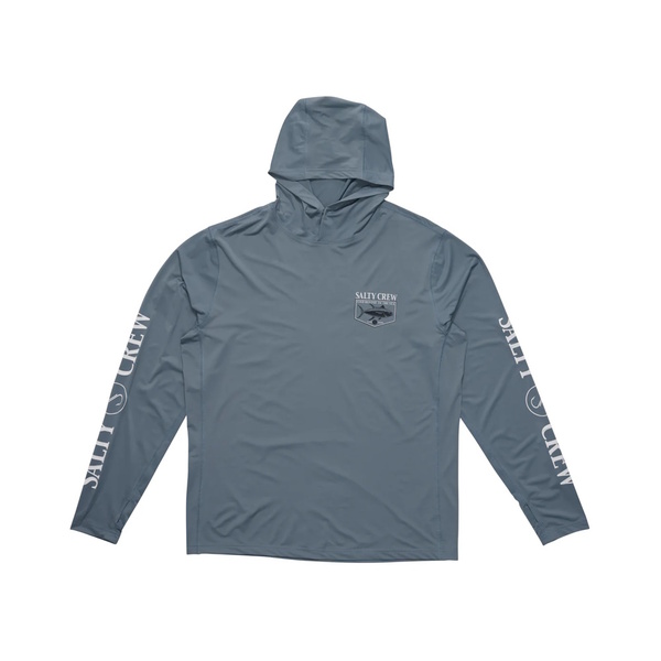 Angler Hooded Long Sleeve Sunshirt - Storm