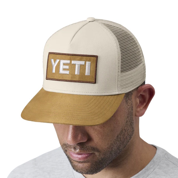 Logo Fx Suede Brim Trucker Hat Khaki / Tan 