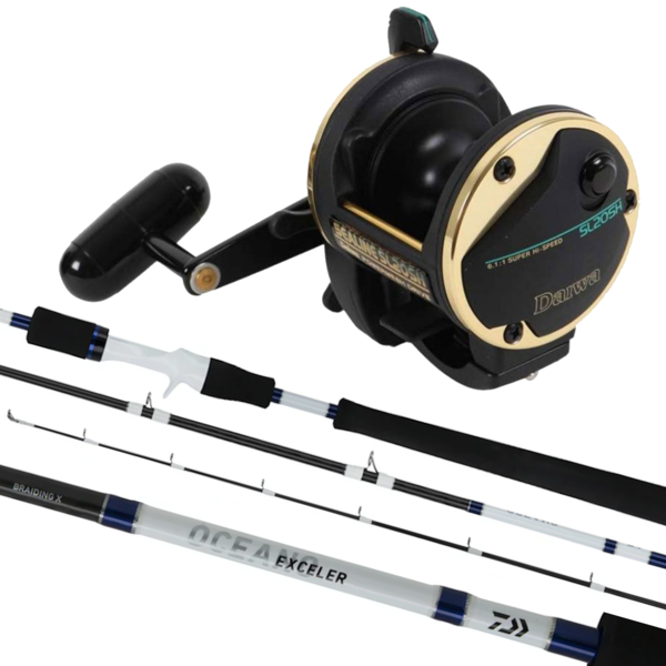 Sealine Sl-20Sh Reel & 21 Exceler Oceano 701Hb-Nz Rod Combo