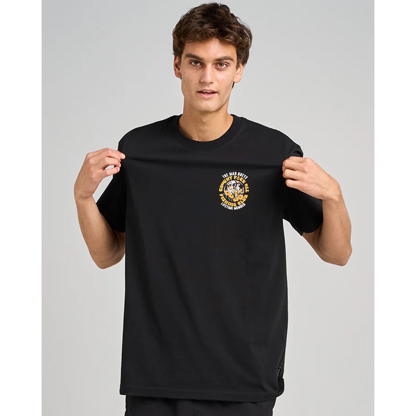 Tropic Caught Fk All Short Sleeve Tee Shirt - Black