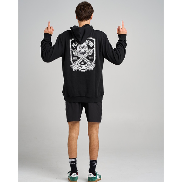 Ahoy Fkrs Shield Fleece Pullover Hoodie - Black