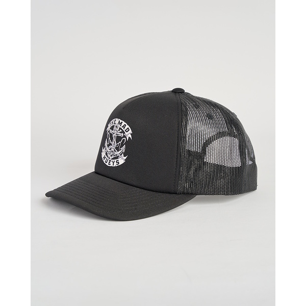 Drop Anchor Foam Trucker Cap - Black