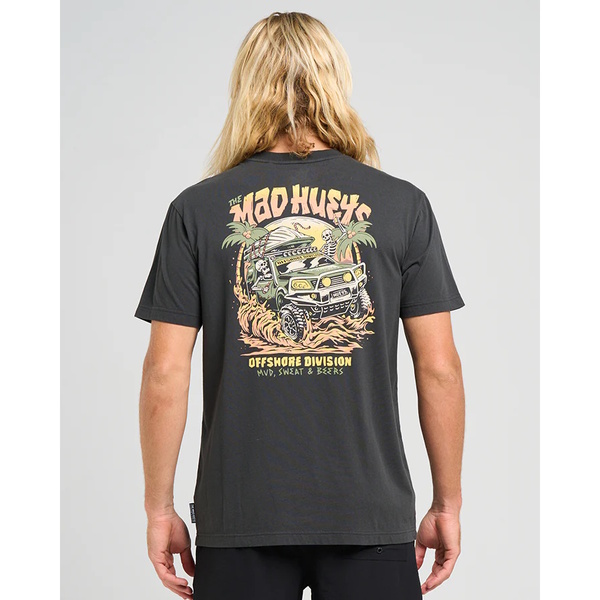 Mud & Beers Short Sleeve Tee - Vintage Black