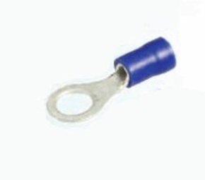 56082BL Blue Ring Electrical Terminal Pack 4mm wire- (14 Pc.)