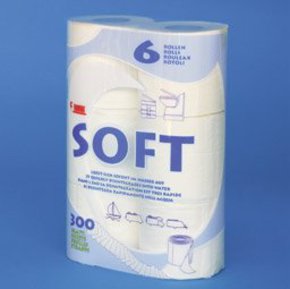 Fast Biodegradable Toilet Tissue Paper - 6-Pk