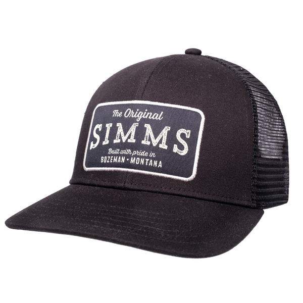 Retro Patch Trucker Cap - Black