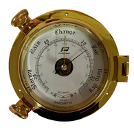 6" Brass Traditional Barometer