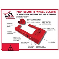 Trailer Wheel Clamp Lock 11'' Large