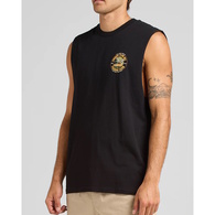 Caught Fk All Short Sleeve Muscle Tee Shirt - Black