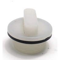 Ice Box/Bin Drain Bung Replacement Cap (white)