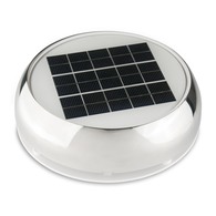 4" Day/Night Stainless Steel Solar Vent With Nimh Battery