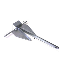 Lloyds Specification Danforth Style Anchor 4kg 8S Boats to 6m (approx)