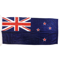 Heavy Duty Bunting New Zealand Blue Flag 45x90cm (18"x36")