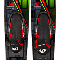 Obrien Celebrity Junior 58" Junior Water Ski Pair -Green/Red/Grey