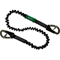 Elastic Deck Safety Line (Lanyard/Tether) for Harness-2 Clips