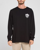 Raider Fk Off Fishing Long Sleeve Tee Shirt - Black