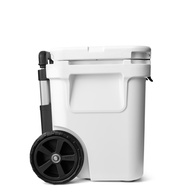 Roadie 32 Wheeled Ice Box With Telescopic Handle - White - 30 Litre