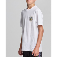 Frothing Club Youth Boys Short Sleeve Tee Shirt - White