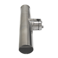 Stainless Steel Rail Mount Rod Holder - 260 Mm