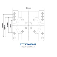 Ex750 Dual Trailer Jockey Wheel - 750Kg