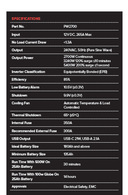 Pw2700 Pro-Wave Pure Sine Wave Power Inverter 2700 Watts W/Remote (New)