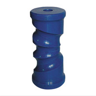 Trailer Roller Urethane Self Centering 153 x 70 x 17mm - Blue (each)