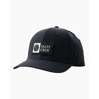 Alpha Flag Elastic 6 Panel Cap - Black