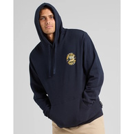 Caught Fk All Fleece Pullover Hoody - Navy