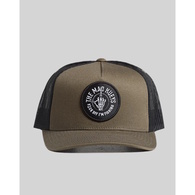 Fk Off Im Fishing Twill Trucker Cap - Olive