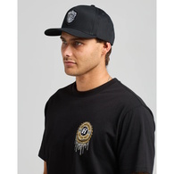 Port Side Ahoy Fkrs Twill Snapback Cap - Black