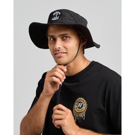 Skull Anchor Wide Brim Hat Size L/Xl - Black