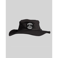 Skull Anchor Youth Boys Wide Brim Hat - Black