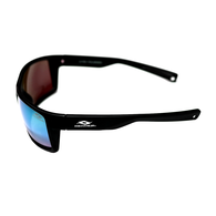 Ultra Polarised Sunglasses Tr90 Frame - Matte Black/Red Green Teal) Lens