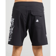 Offshore Pirate Boardshort - Black