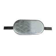 Oval Zinc Anode W/Strap 305x150mm - 13kg CM812SZ