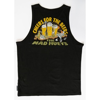 NZ Beers Tank Singlet - Vintage Black