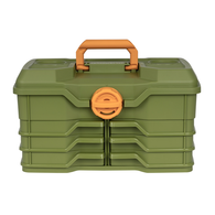 NextGen Tackle Box 6/0 Large 6 Tray Green