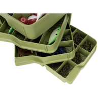 Nextgen Tackle Box 6/0 Large 6 Tray Green